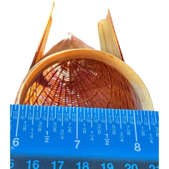 Shanghai Handicrafts Duck Basket Rattan Bamboo Storage Vintage Collectible Gift - Picture 8 of 14